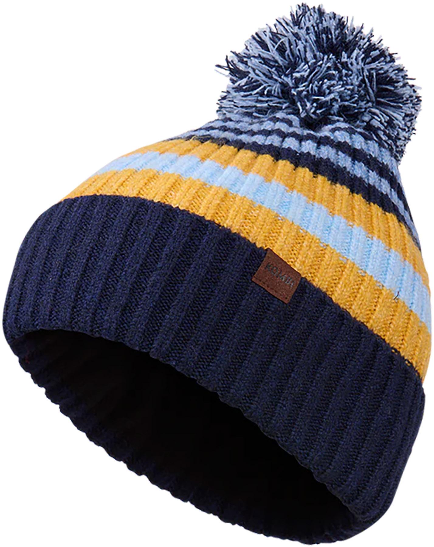 Product gallery image number 1 for product Zermatt Fleece-Lined Striped Beanie - Junior