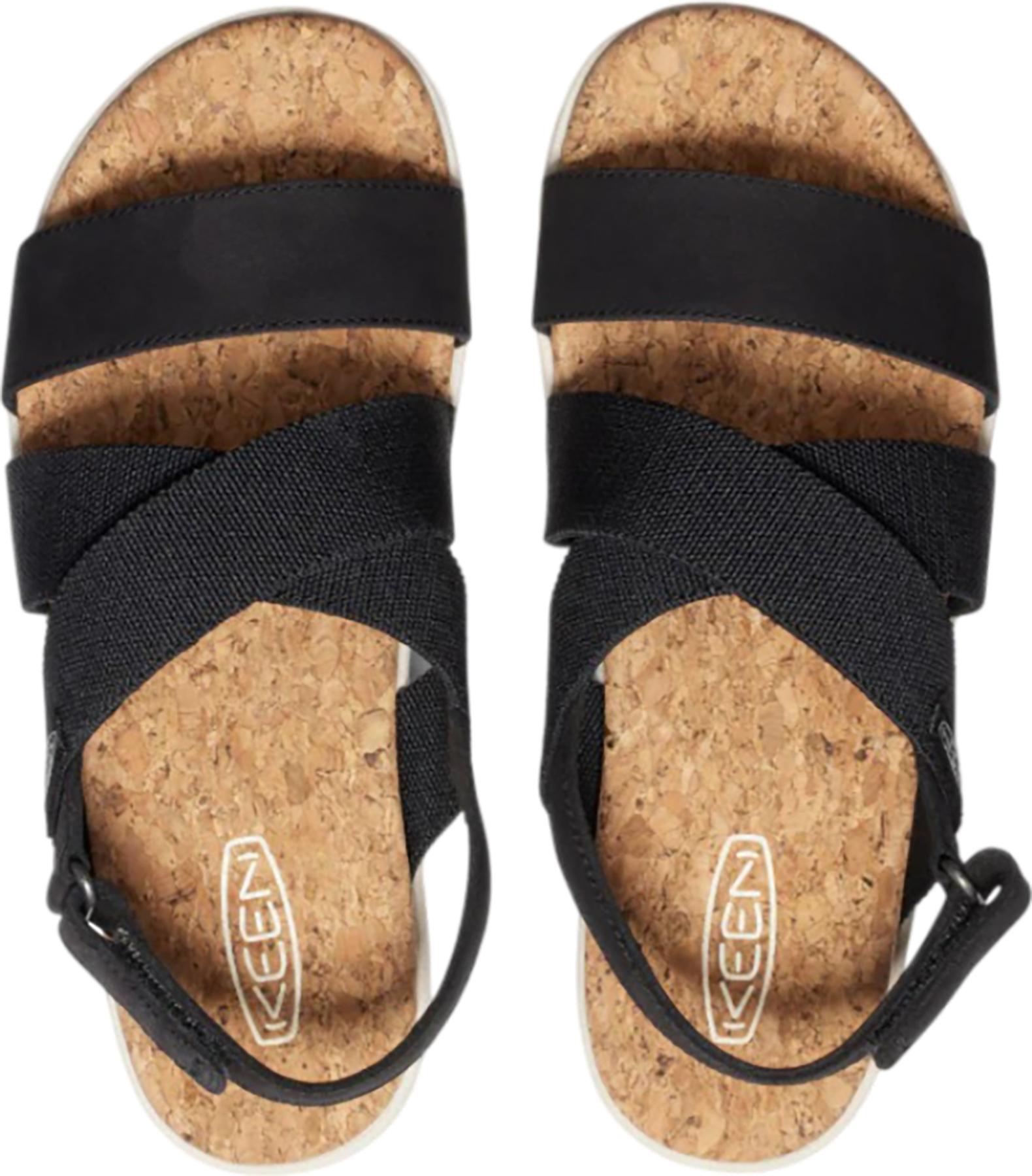 Product gallery image number 5 for product Sandales croisées Elle - Femme