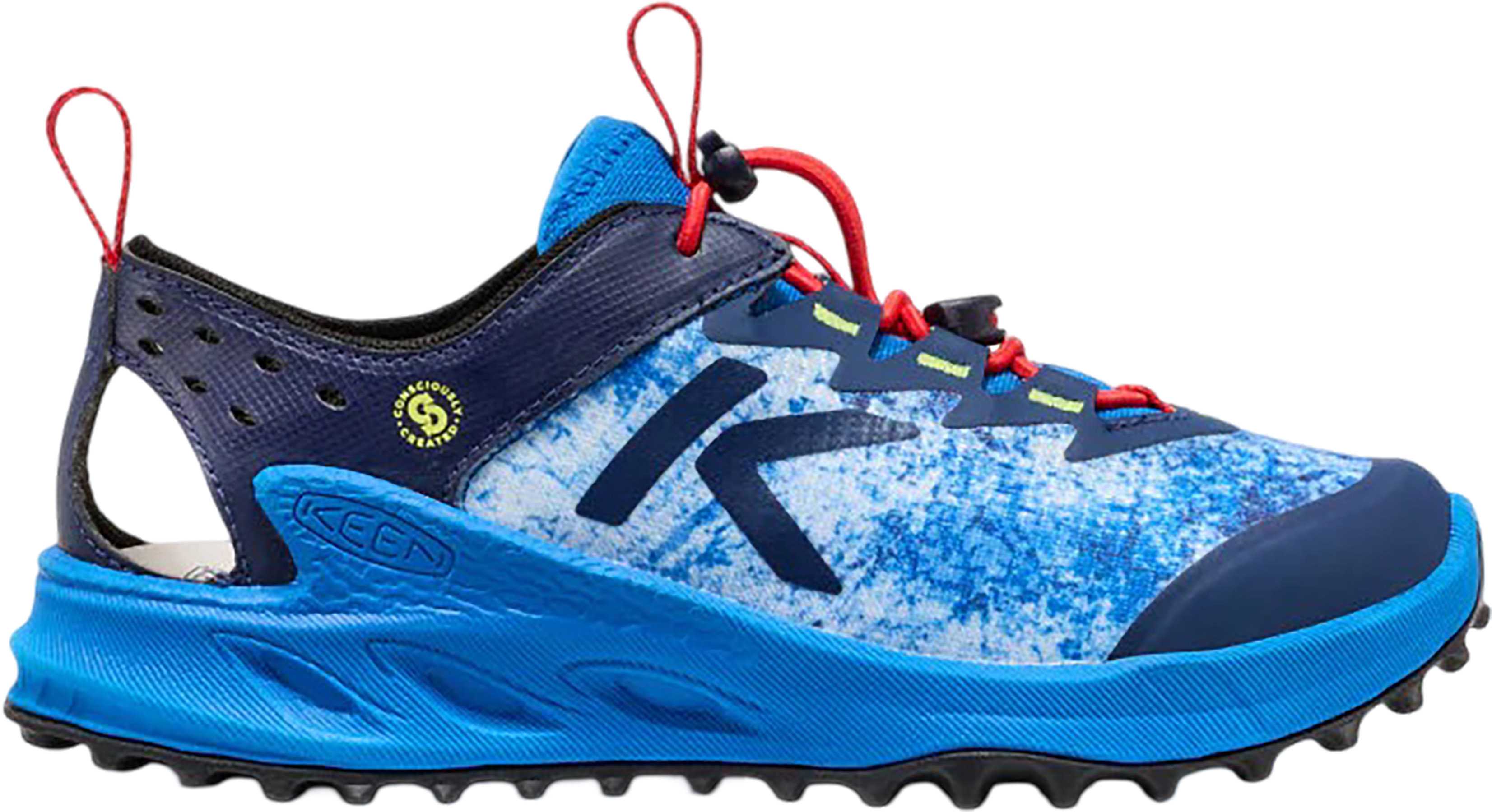 Precious Blue - Racing Red