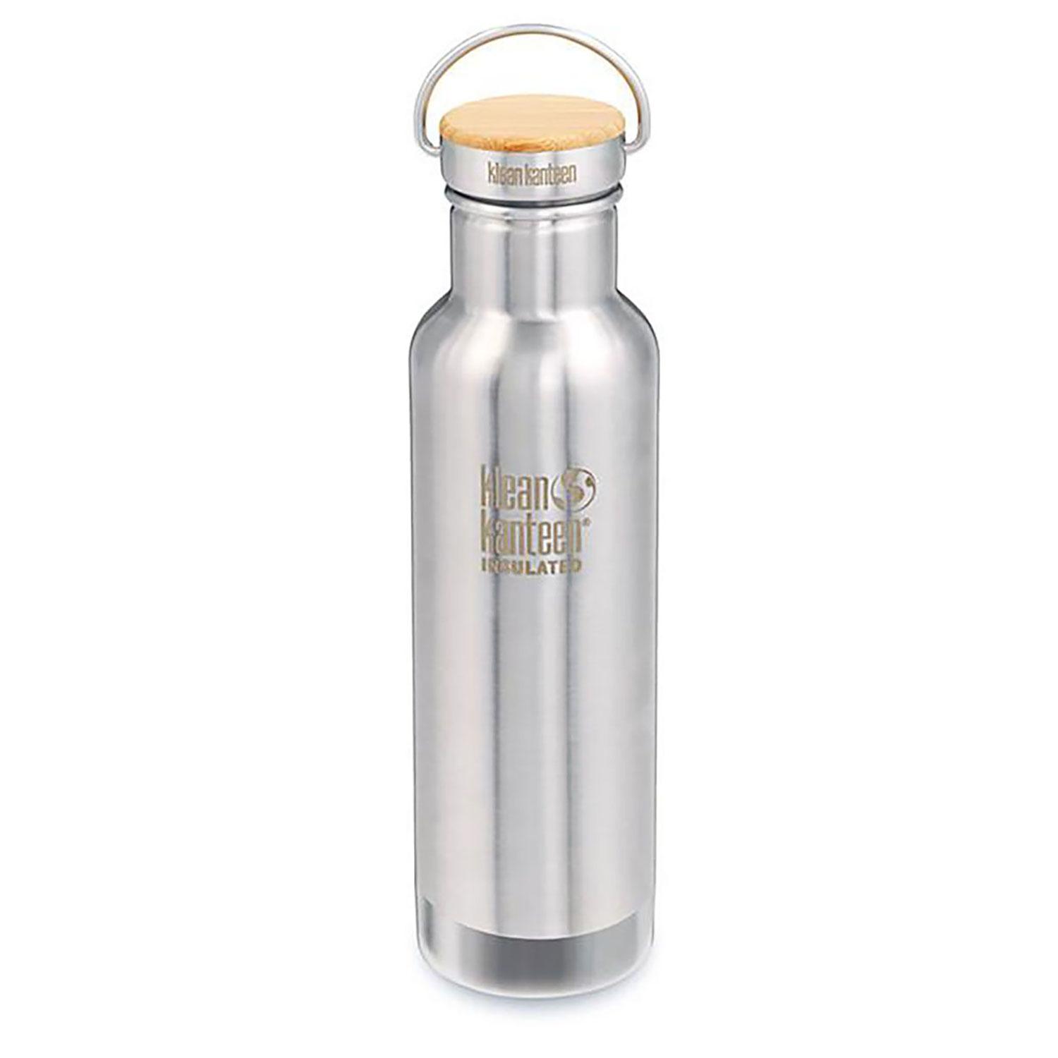 Product gallery image number 1 for product Insulated Stainless Steel Reflect Bottle with Bamboo Cap - 20 Oz