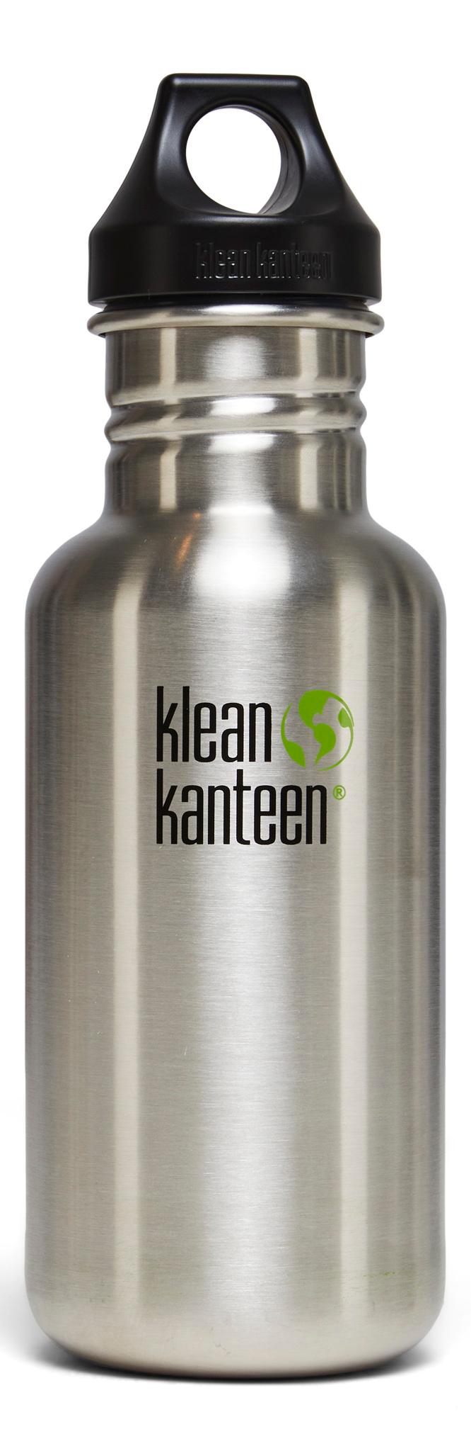 Product gallery image number 1 for product Classic Brushed Stainless Bottle with Loop Cap - 18 Oz