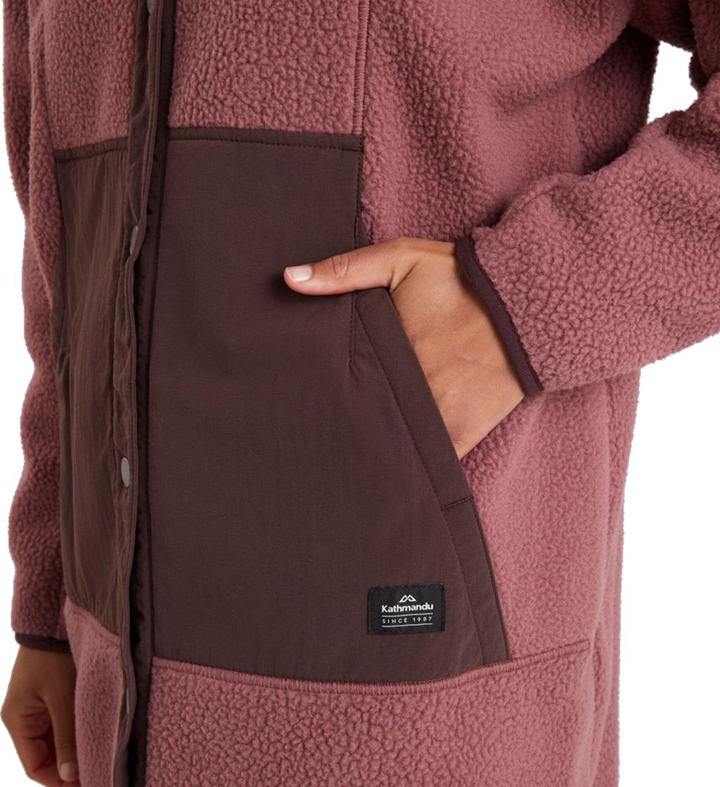 Product gallery image number 3 for product Co-Z High Pile Longline Jacket - Women's