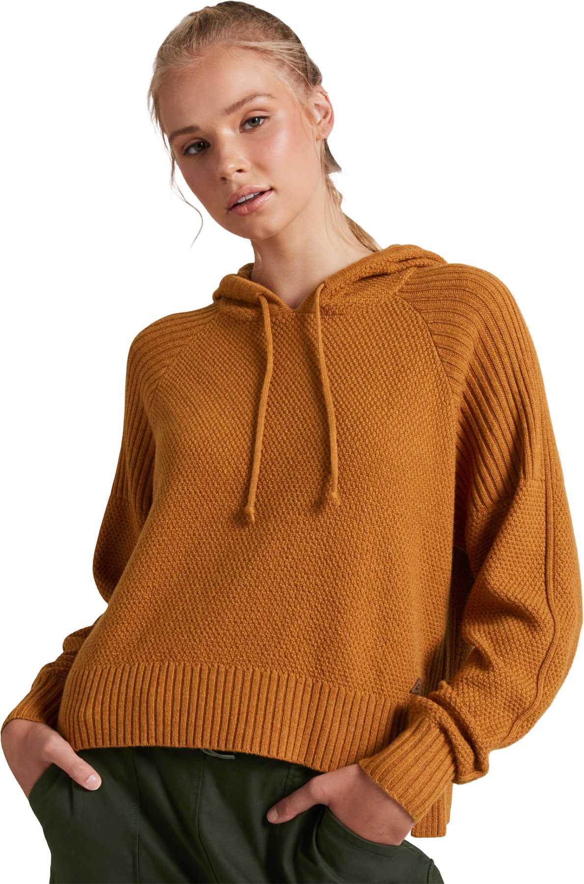 Image de produit pour Chandail à capuchon en mélange de mérinos Macie - Femme