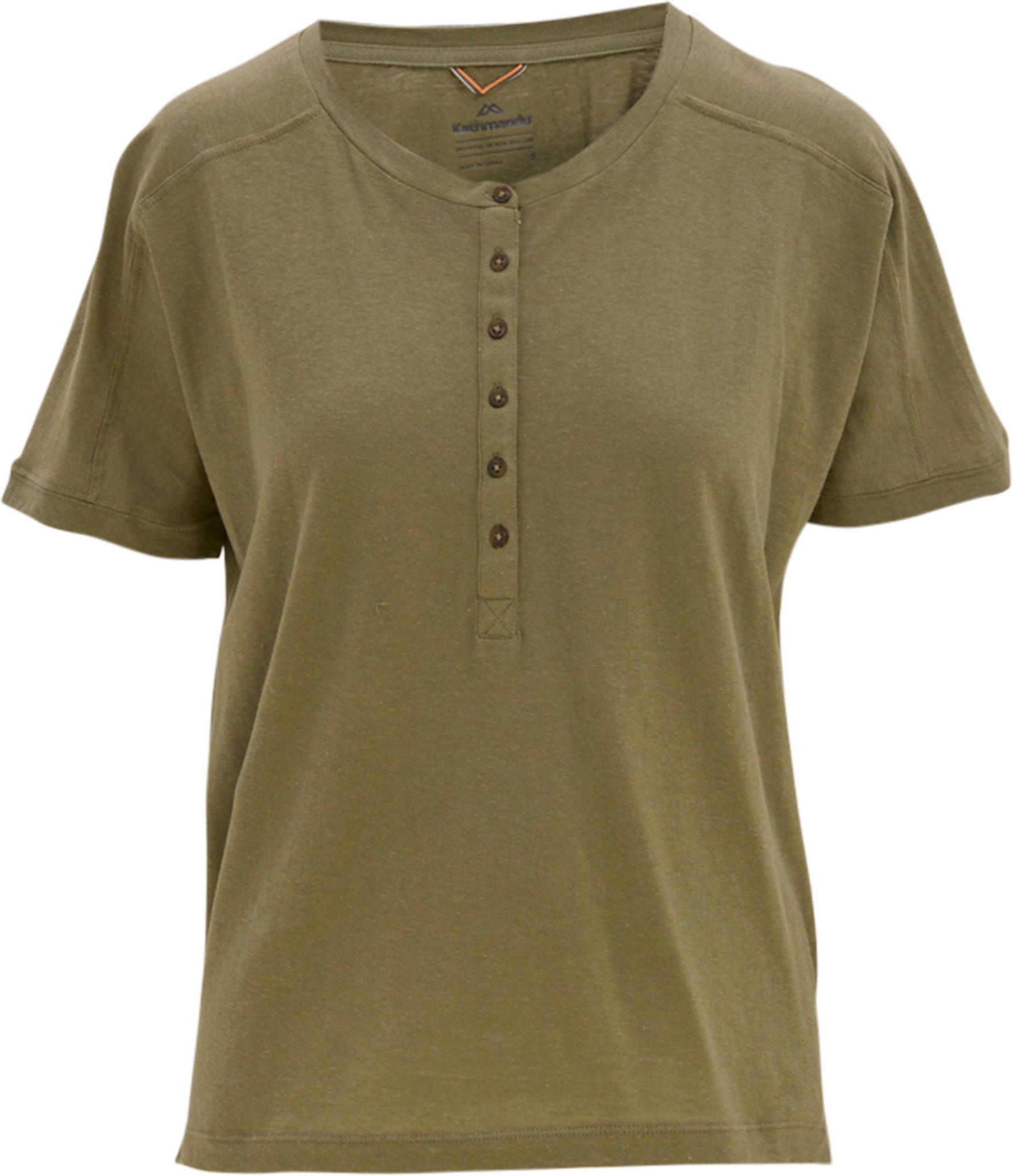 Product gallery image number 1 for product Hot-Daze Short Sleeve Henley T-Shirt - Women's