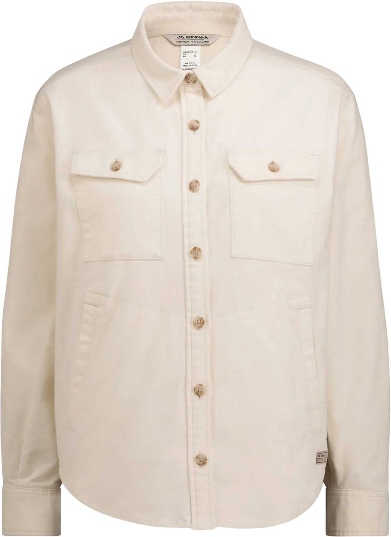 Image de produit pour Chemise à manches longues en moleskine Huntly - Femme