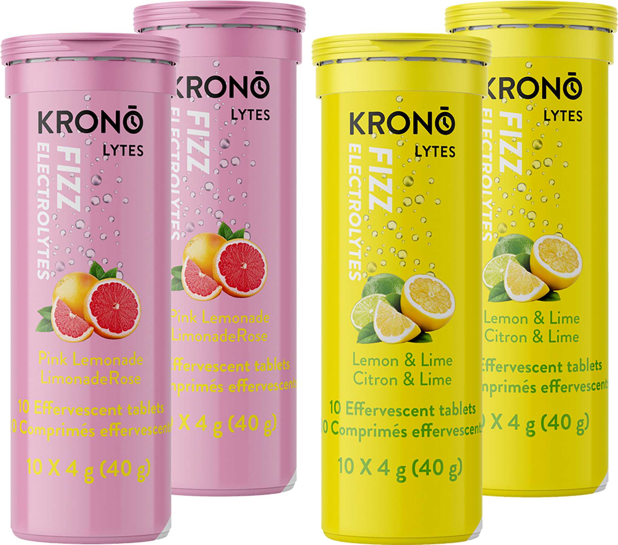 Product image for Lytes Fizz Variety Pack Tablets - 4 Tubes of 10 Tablets