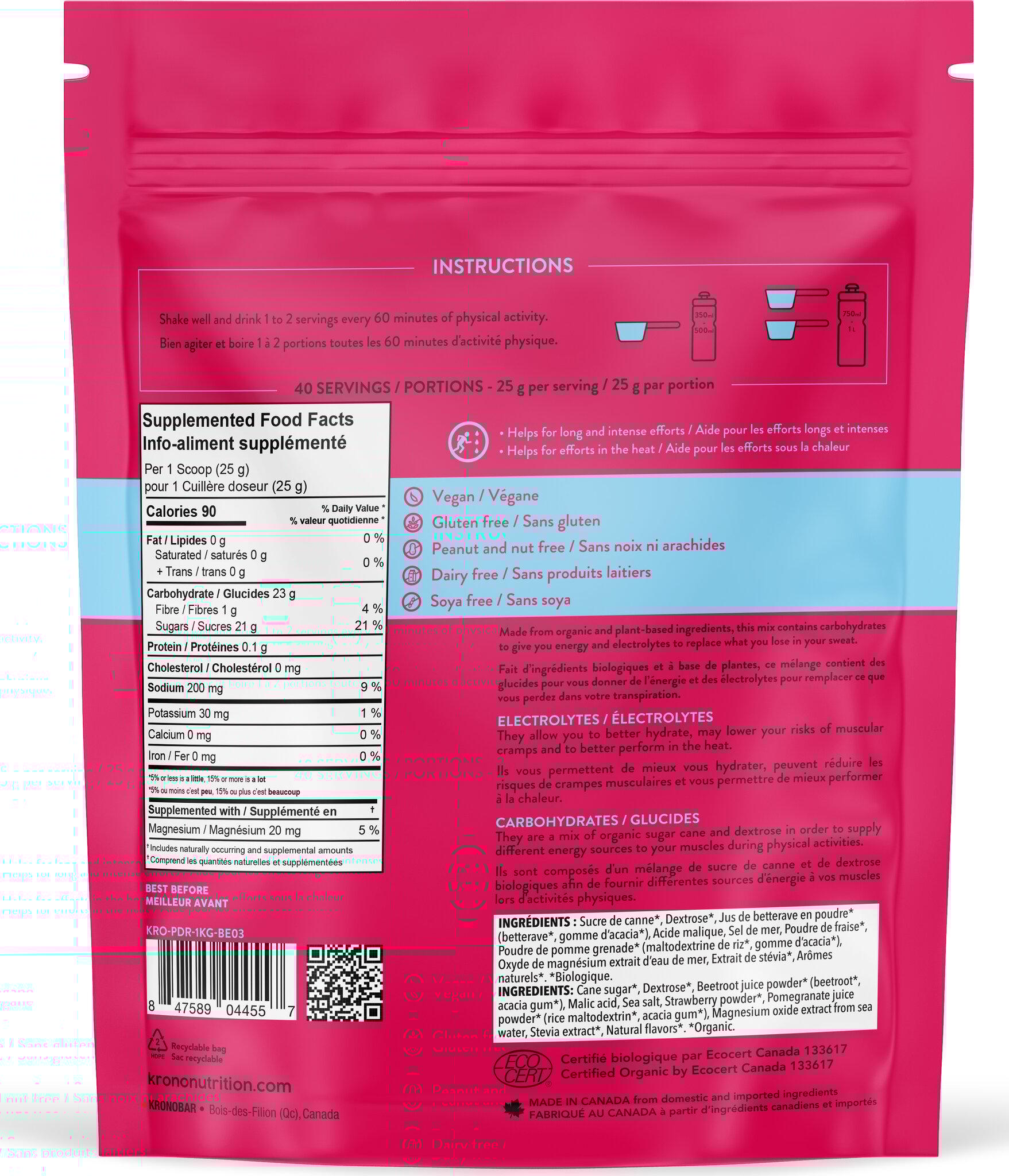 Product gallery image number 4 for product Sport drink mix - 1kg