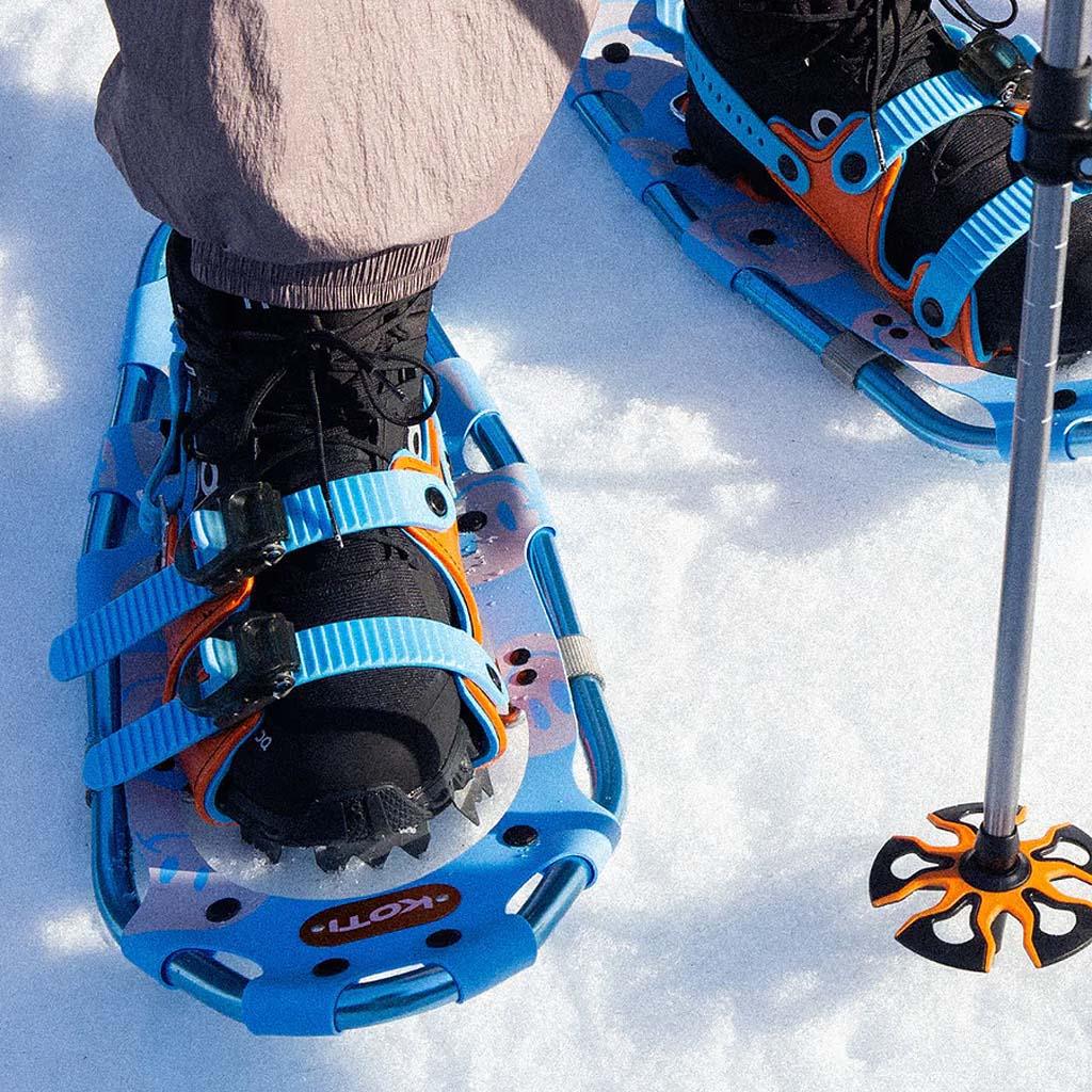 Product gallery image number 3 for product Smiley Snowshoes and Poles Set - Unisex