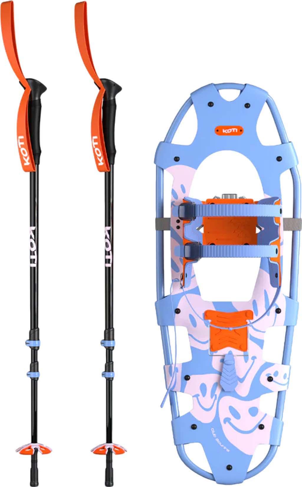 Product gallery image number 1 for product Smiley Snowshoes and Poles Set - Unisex