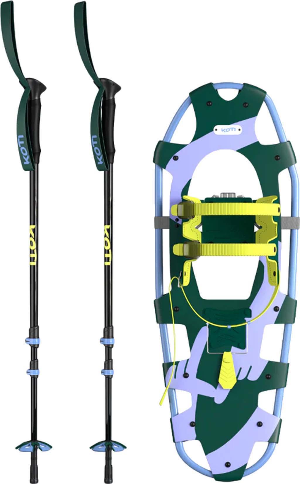 Product gallery image number 1 for product Ensemble de raquettes à neige et bâtons L'Agile - Unisexe