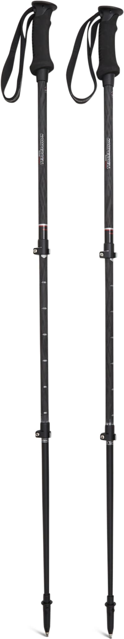 Product gallery image number 1 for product Carbon Summit Vario Compact Trekking Poles - Unisex