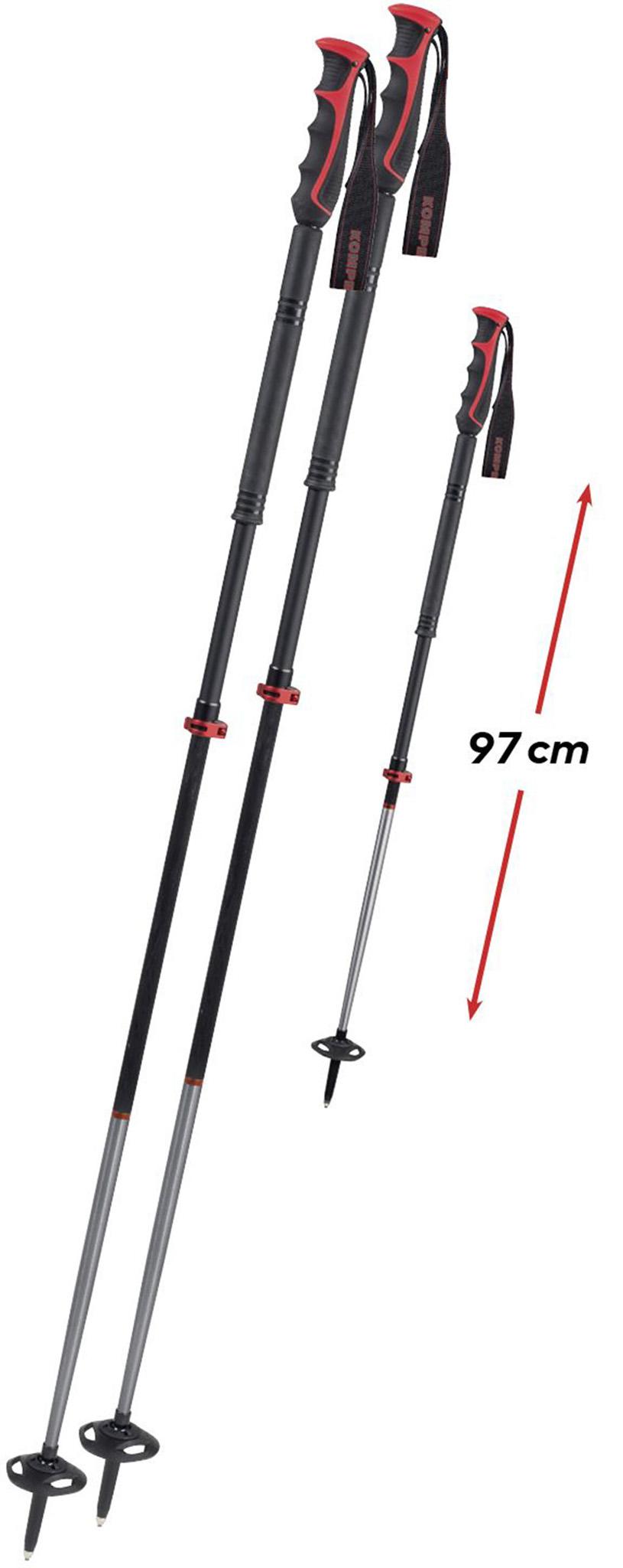 Product gallery image number 2 for product Descent Carbon Rocksleeve - Vario Ski Pole - Unisex