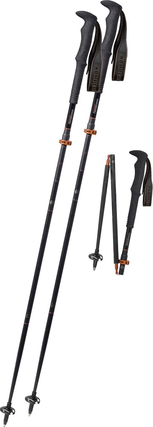 Product gallery image number 1 for product Carbon FXP Approach Compact Trekking Poles