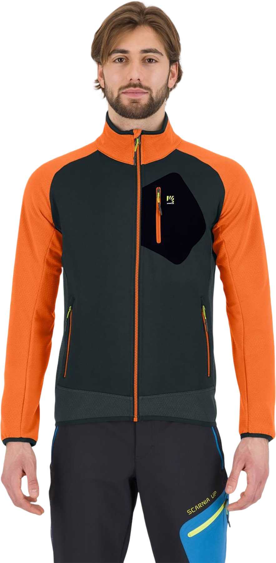 Woodland Gray - Vibrant Orange