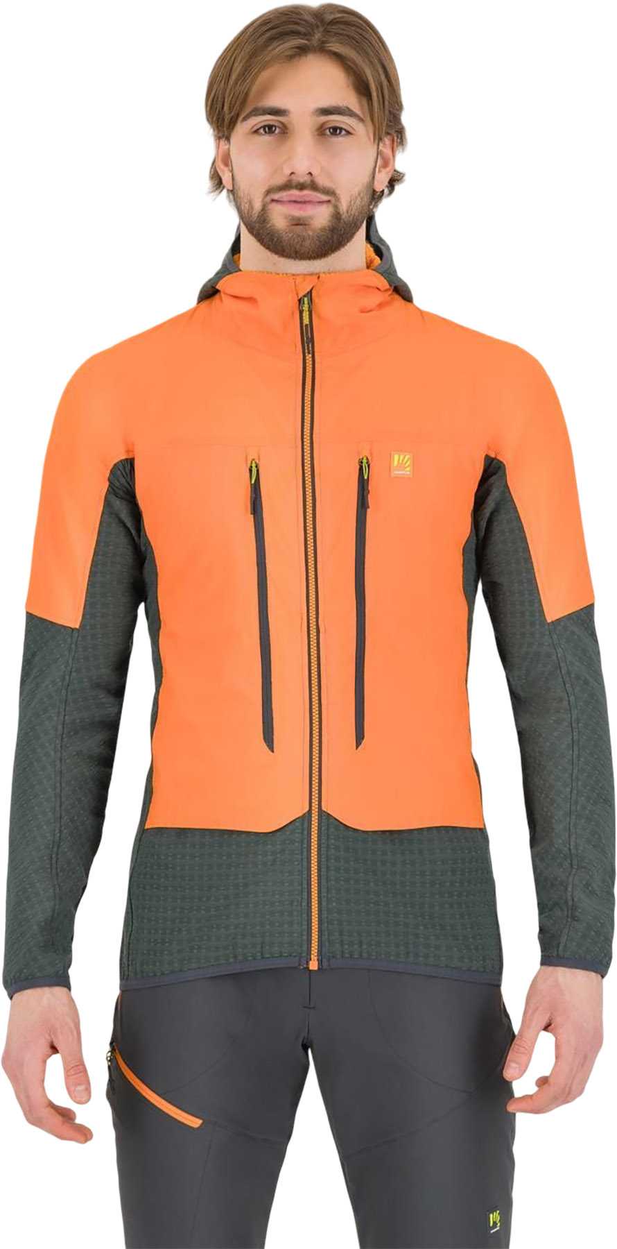 Vibrant Orange - Woodland Gray