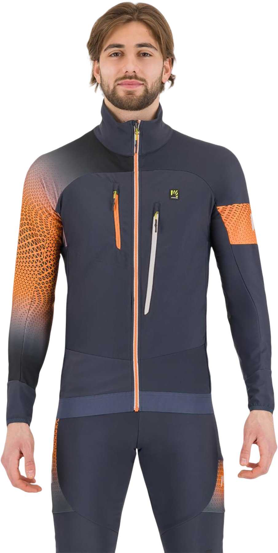 Woodland Gray - Vibrant Orange