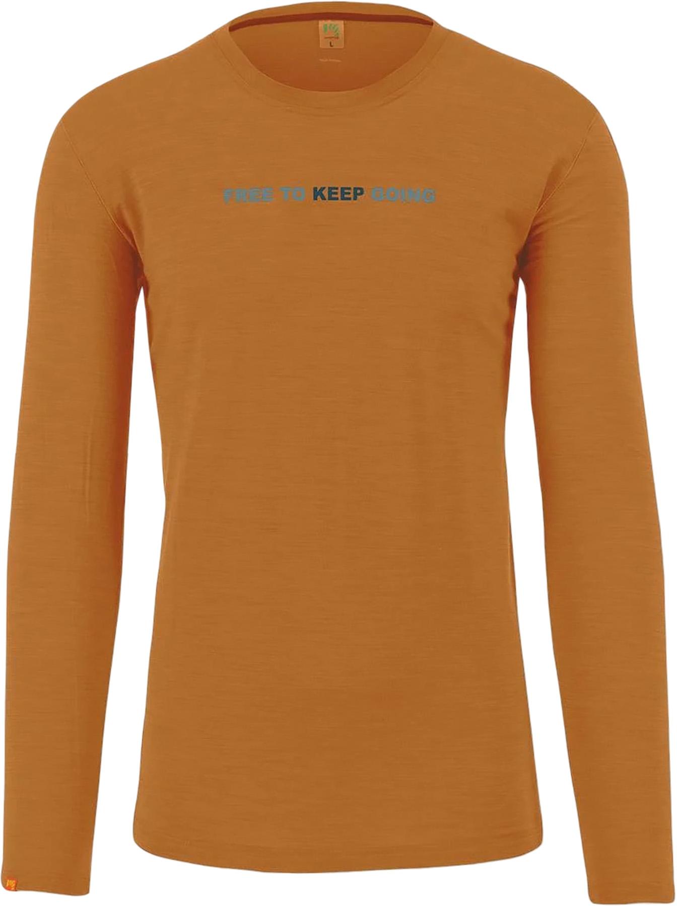 Image de produit pour T-shirt à manches longues en laine mérinos Coppolo - Homme