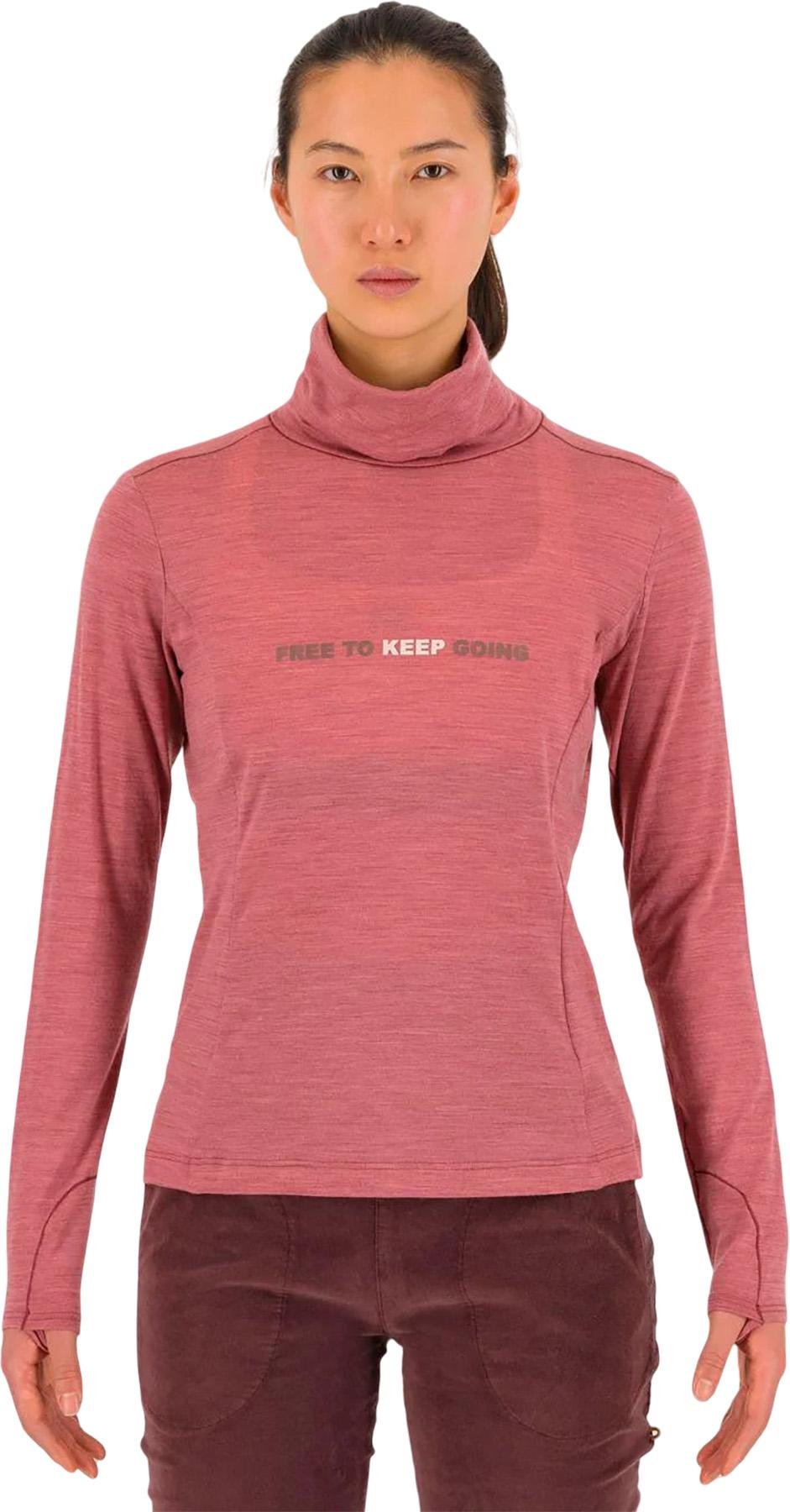 Product image for Coppolo Merino High Neck Long Sleeve T-Shirt - Women's
