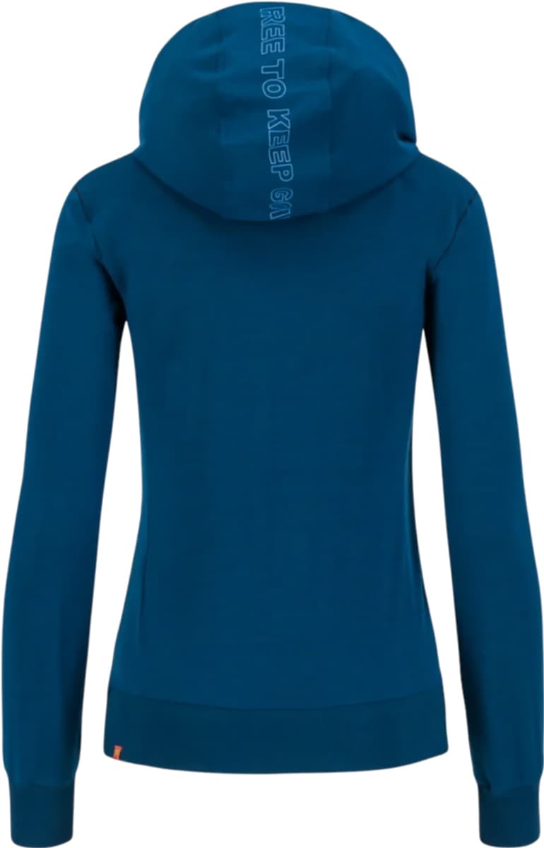 Numéro de l'image de la galerie de produits 2 pour le produit Chandail à capuchon à glissière pleine longueur en laine mérinos Coppolo - Femme