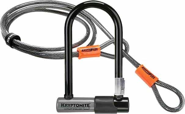 Product image for Kryptolok Series 2 U-Lock /w Mini-Flex Cable Lock