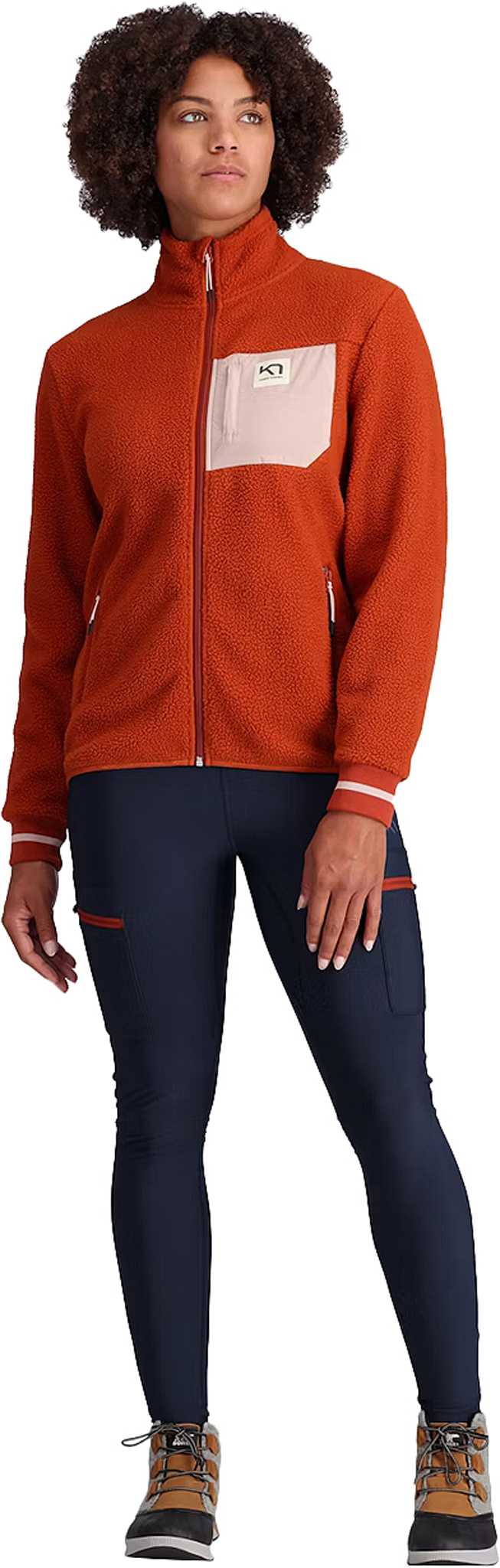 Image de produit pour Chandail à glissière en molleton Rothe - Femme