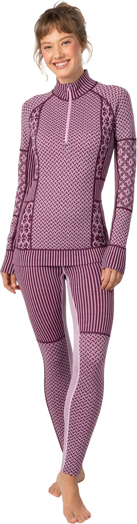 Product gallery image number 2 for product Smekker Half-Zip Base Layer Top - Women's