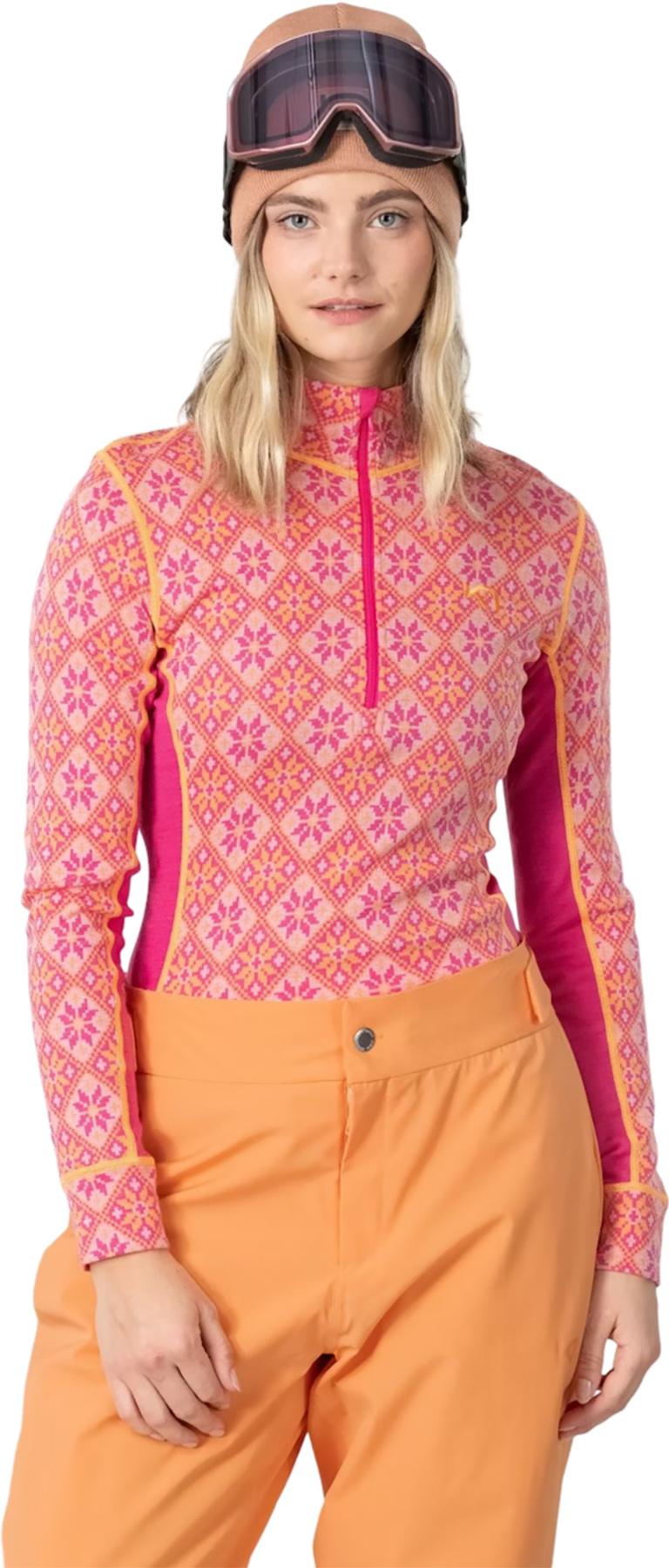 Product gallery image number 3 for product Rose Half-Zip Base Layer Top - Women's