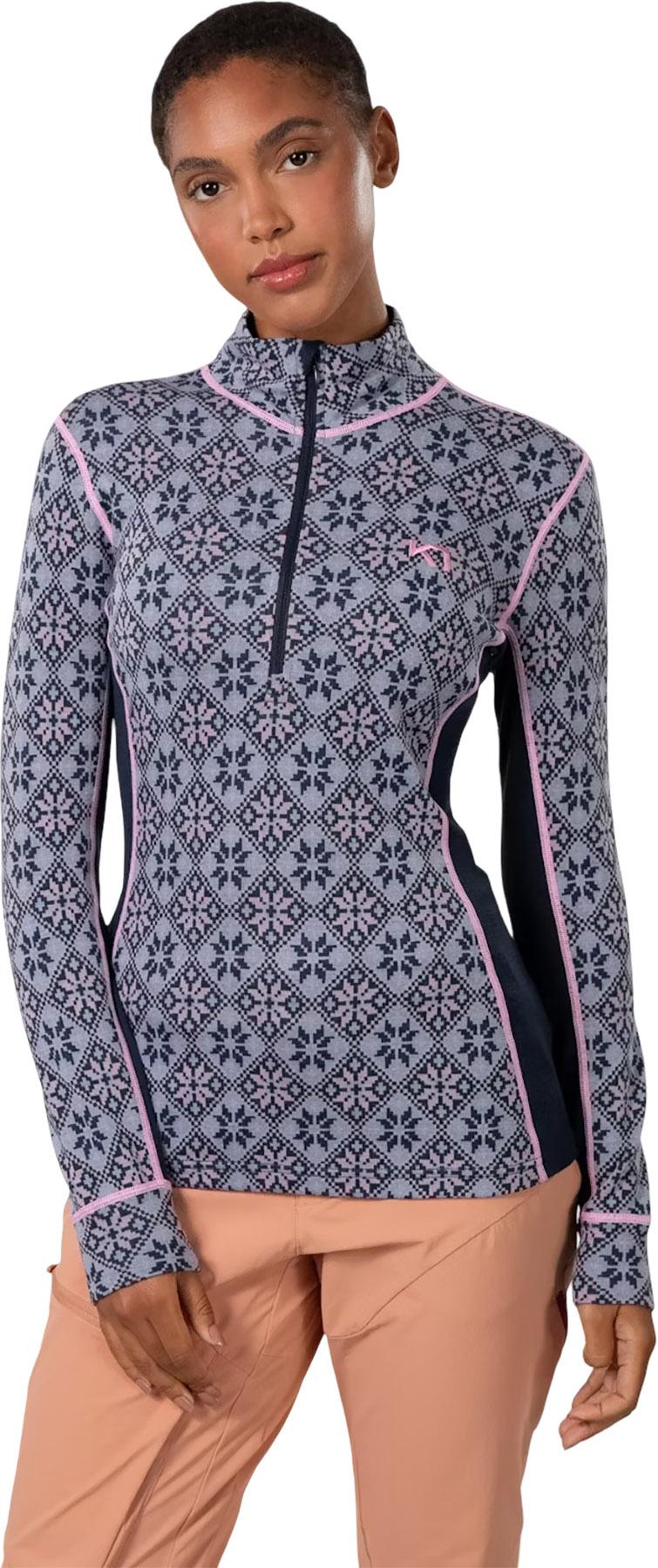 Product gallery image number 5 for product Rose Half-Zip Base Layer Top - Women's