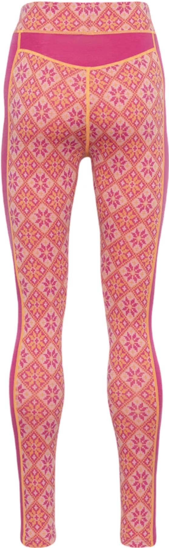Numéro de l'image de la galerie de produits 3 pour le produit Couche de base pour le bas taille haute en laine mérinos Rose - Femme