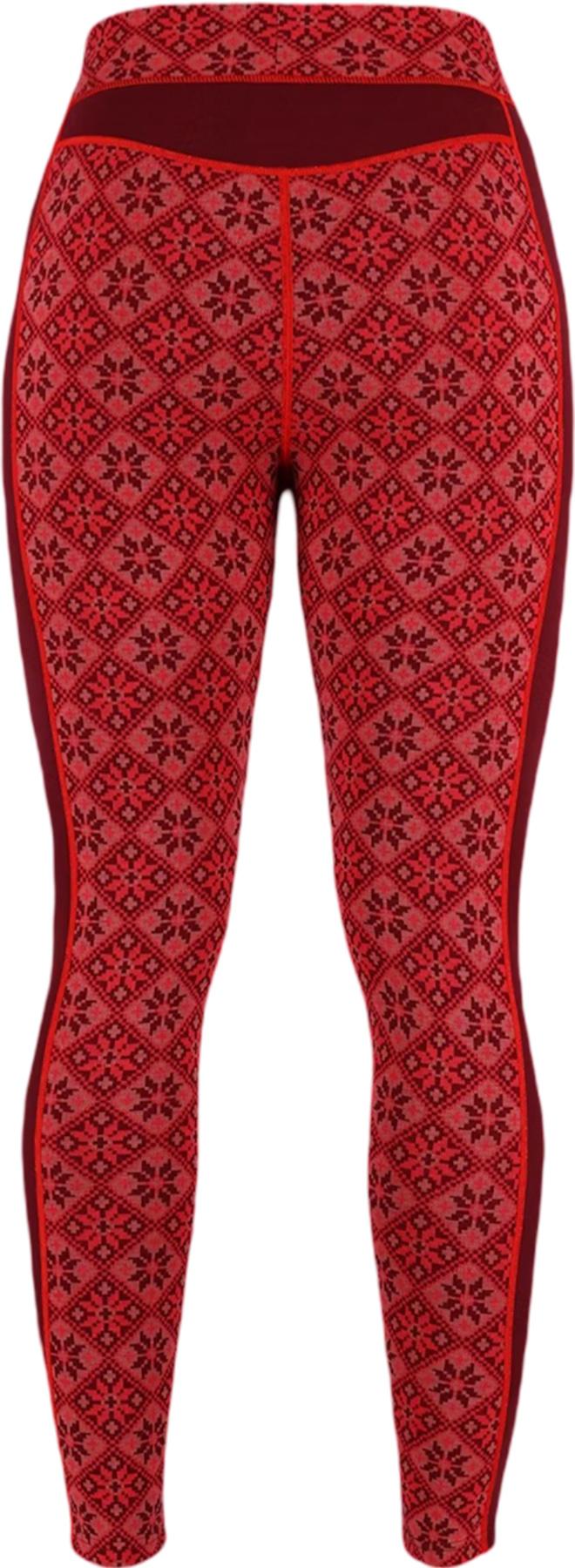 Numéro de l'image de la galerie de produits 3 pour le produit Couche de base pour le bas taille haute en laine mérinos Rose - Femme