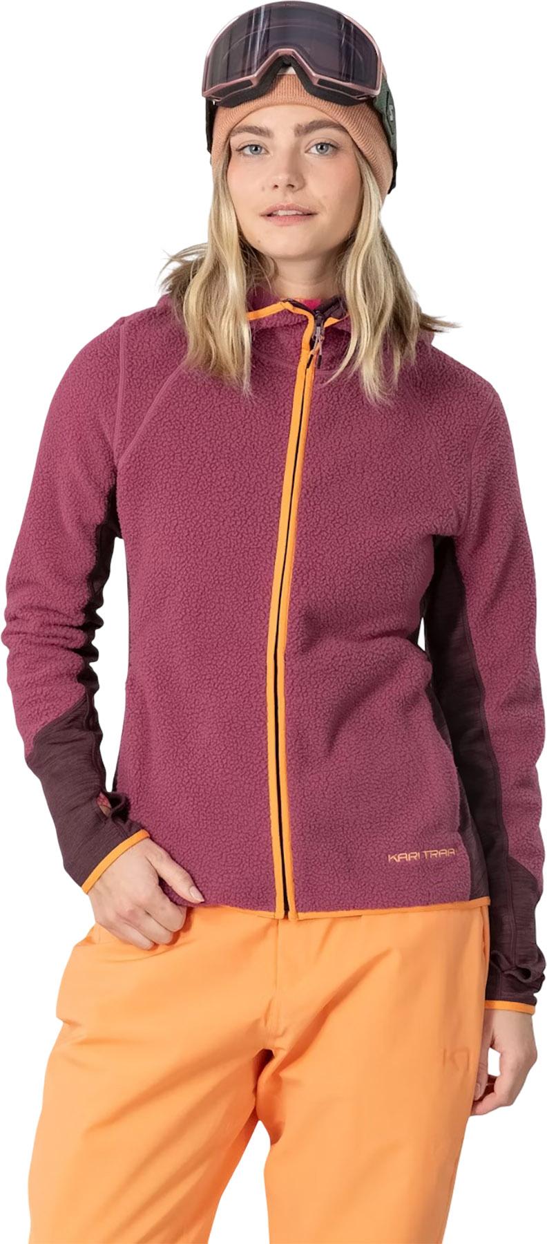 Product gallery image number 3 for product Ragnhild Ski Long Sleeve Hooded Fleece Jacket - Women's