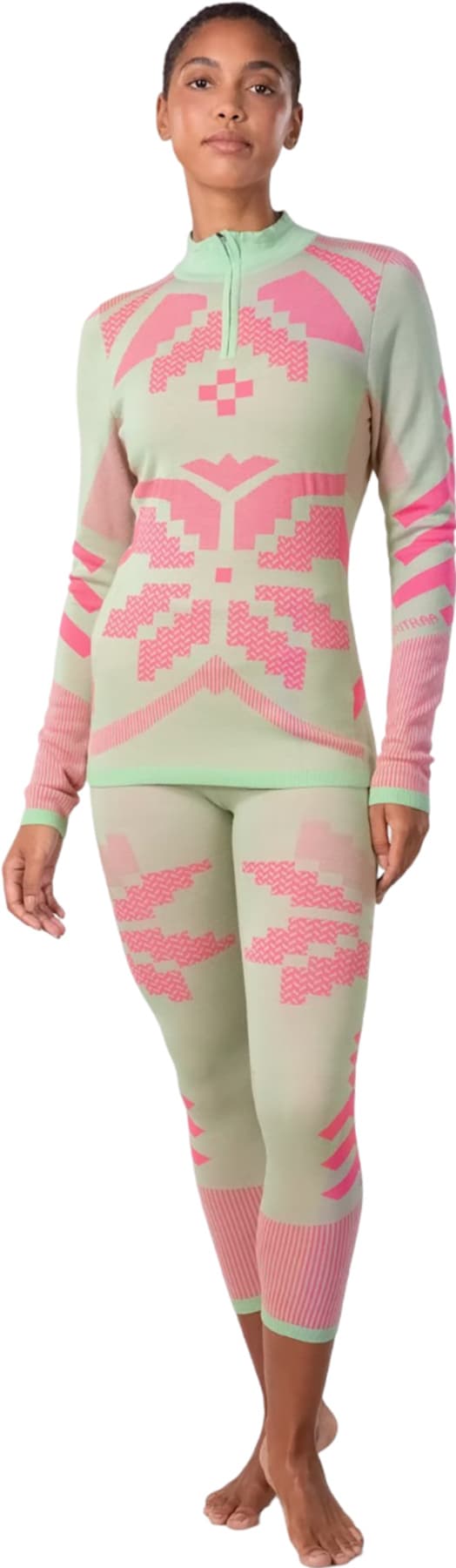 Numéro de l'image de la galerie de produits 3 pour le produit Couche de base pour le haut à demi-glissière Faith - Femme