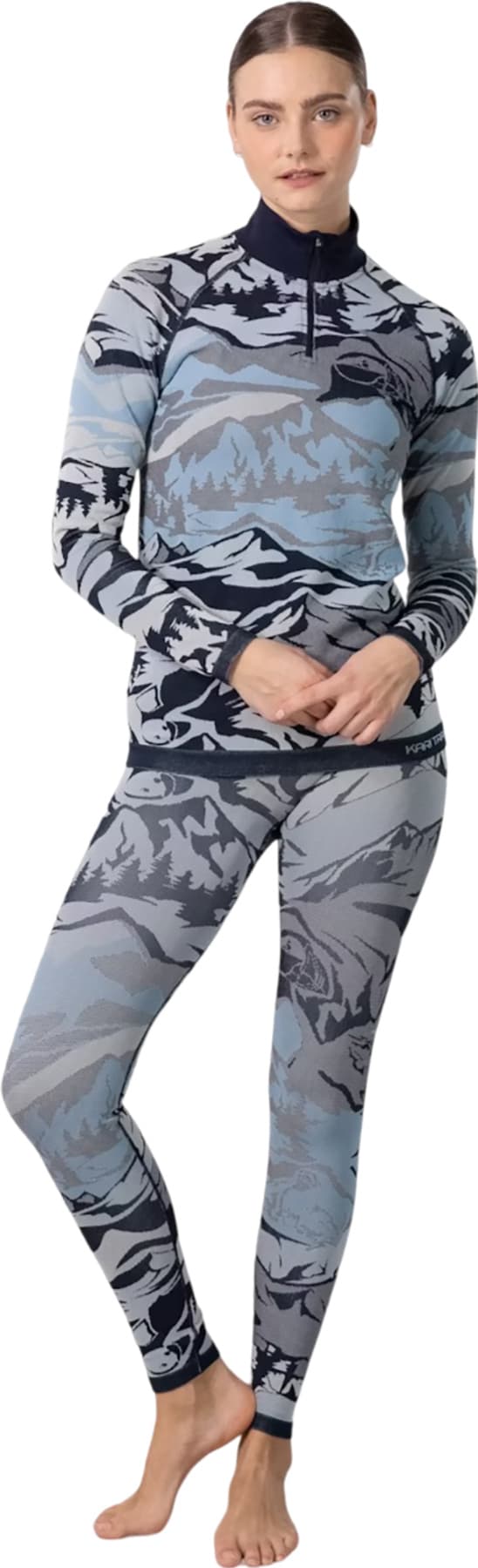 Product gallery image number 3 for product Mille Half-Zip Base Layer Top - Women's