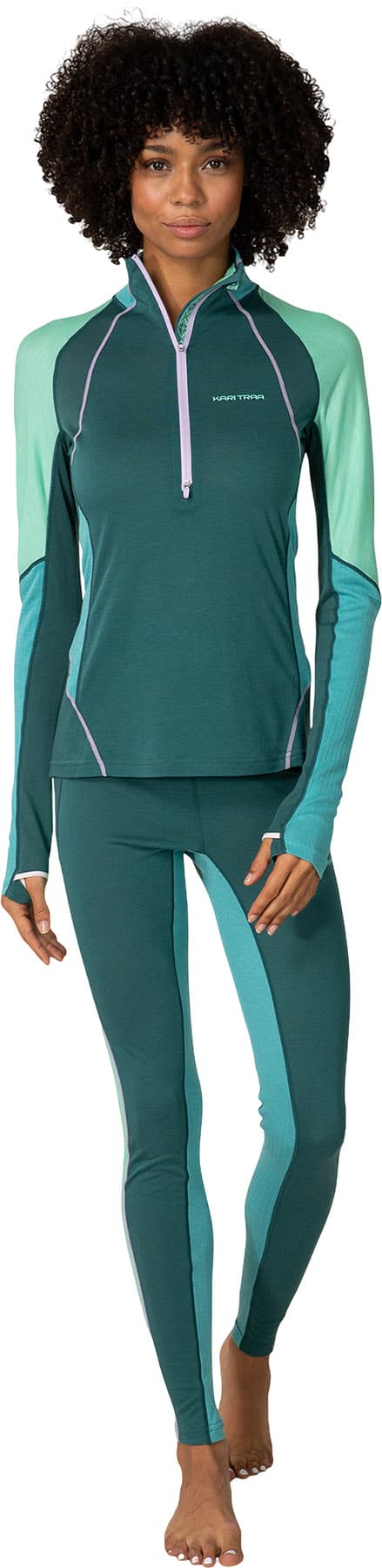 Product gallery image number 6 for product Alma Half Zip Base Layer Top - Women's