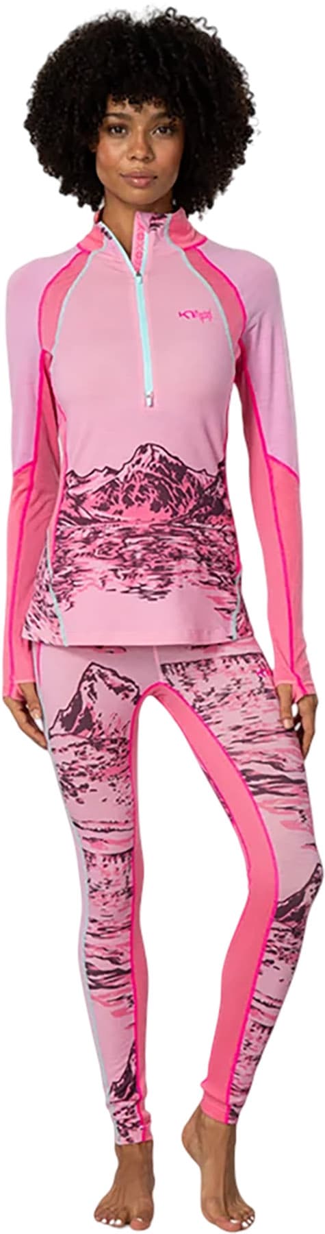 Product gallery image number 6 for product Rachel Half Zip Base Layer Top - Women's