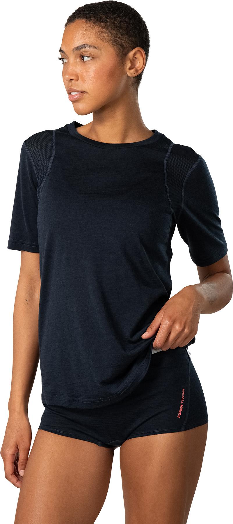 Product gallery image number 4 for product Embla Wool Short Sleeve T-Shirt - Women's