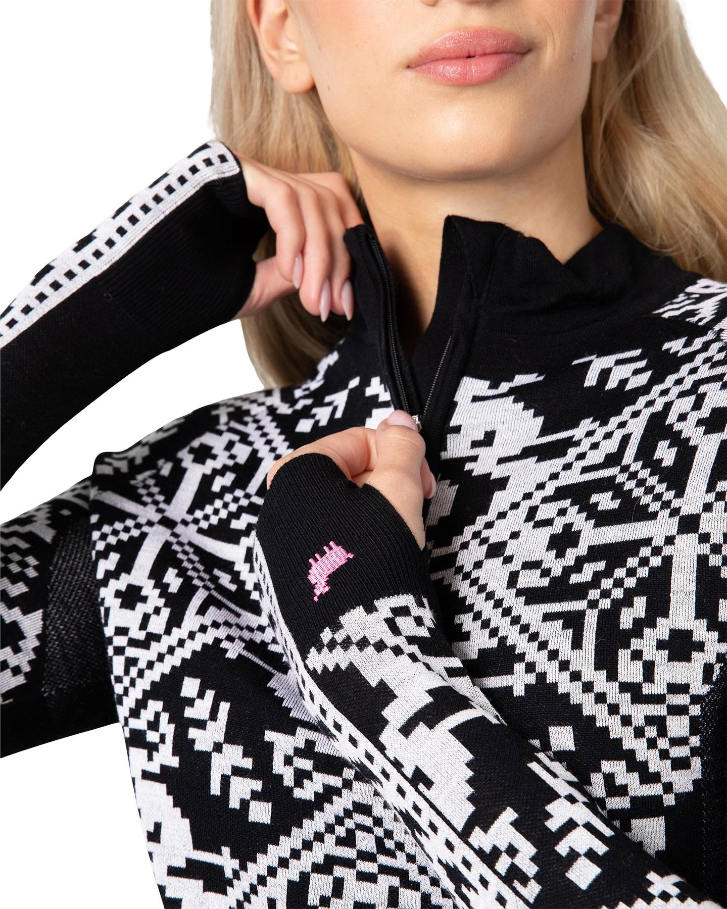 Product gallery image number 4 for product Saga Half Zip Base Layer Top - Women's