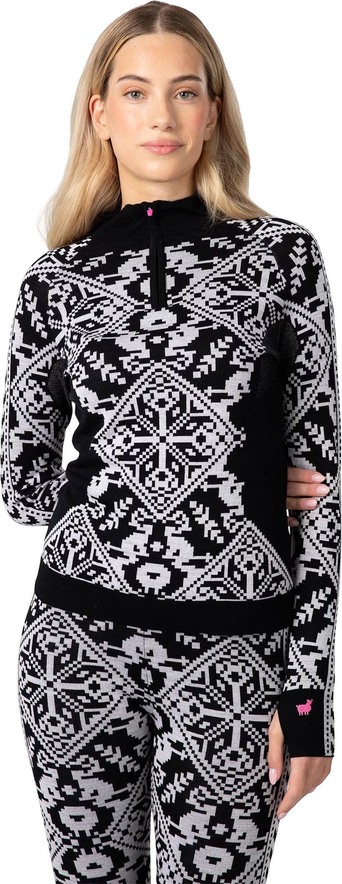 Product gallery image number 2 for product Saga Half Zip Base Layer Top - Women's