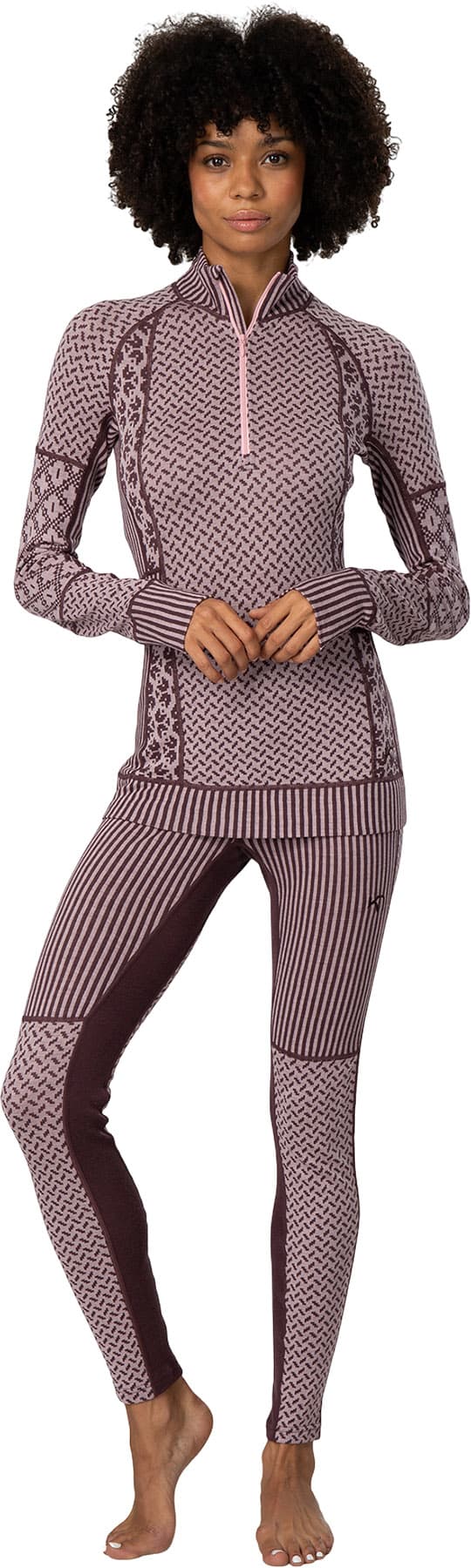 Numéro de l'image de la galerie de produits 5 pour le produit Pantalon couche de base taille haute Smekker - Femme