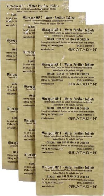 Product gallery image number 2 for product Micropur MP1 Water Purifier Tablets (Package of 30)