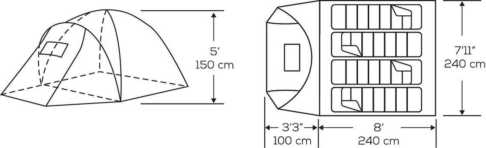 Product gallery image number 4 for product Tekarra Tent 4-person