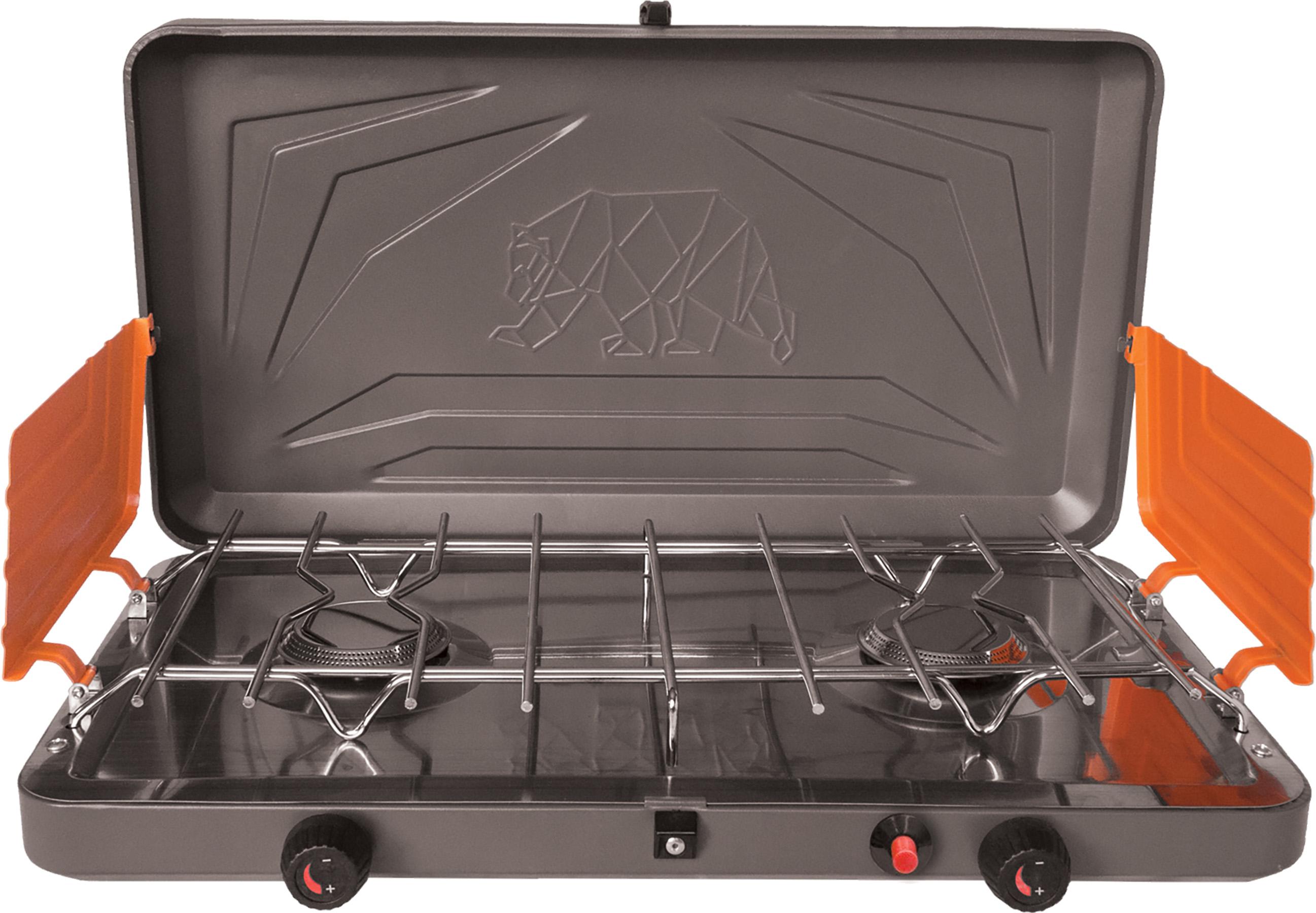 Numéro de l'image de la galerie de produits 1 pour le produit Réchaud au propane à 2 brûleurs Deluxe