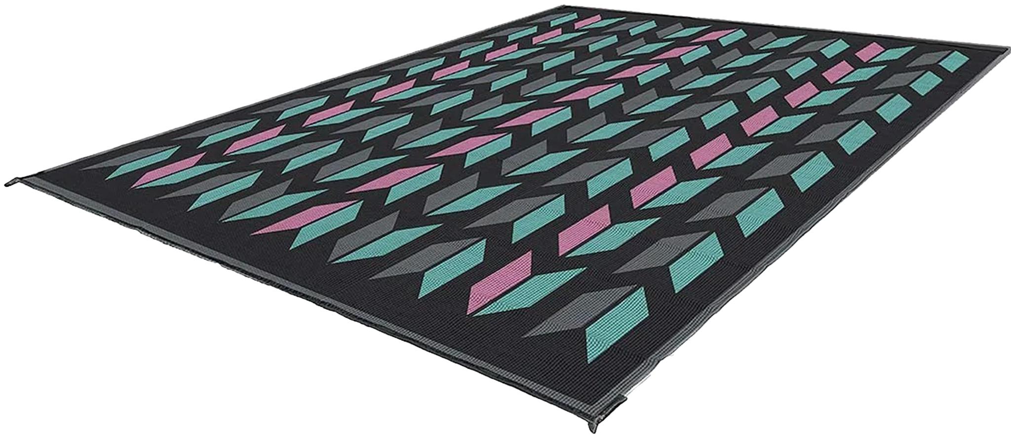 Image de produit pour Tapis d'extérieur Chevron 9 pi x 9 pi