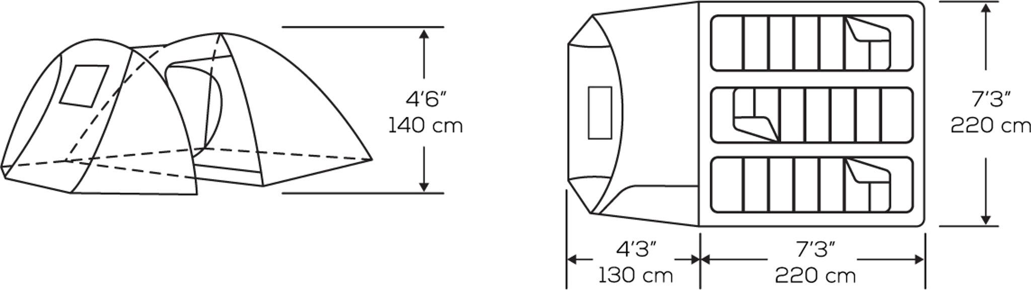 Product gallery image number 6 for product Bear Den Dome Tent - 3-person