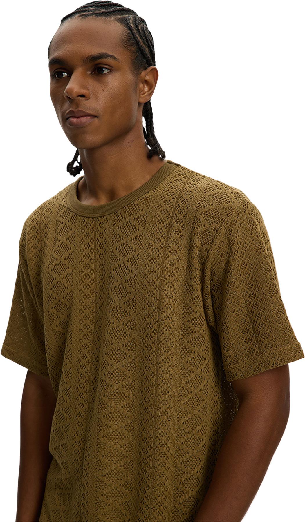 Product gallery image number 3 for product Crochet Jersey T-Shirt - Men's