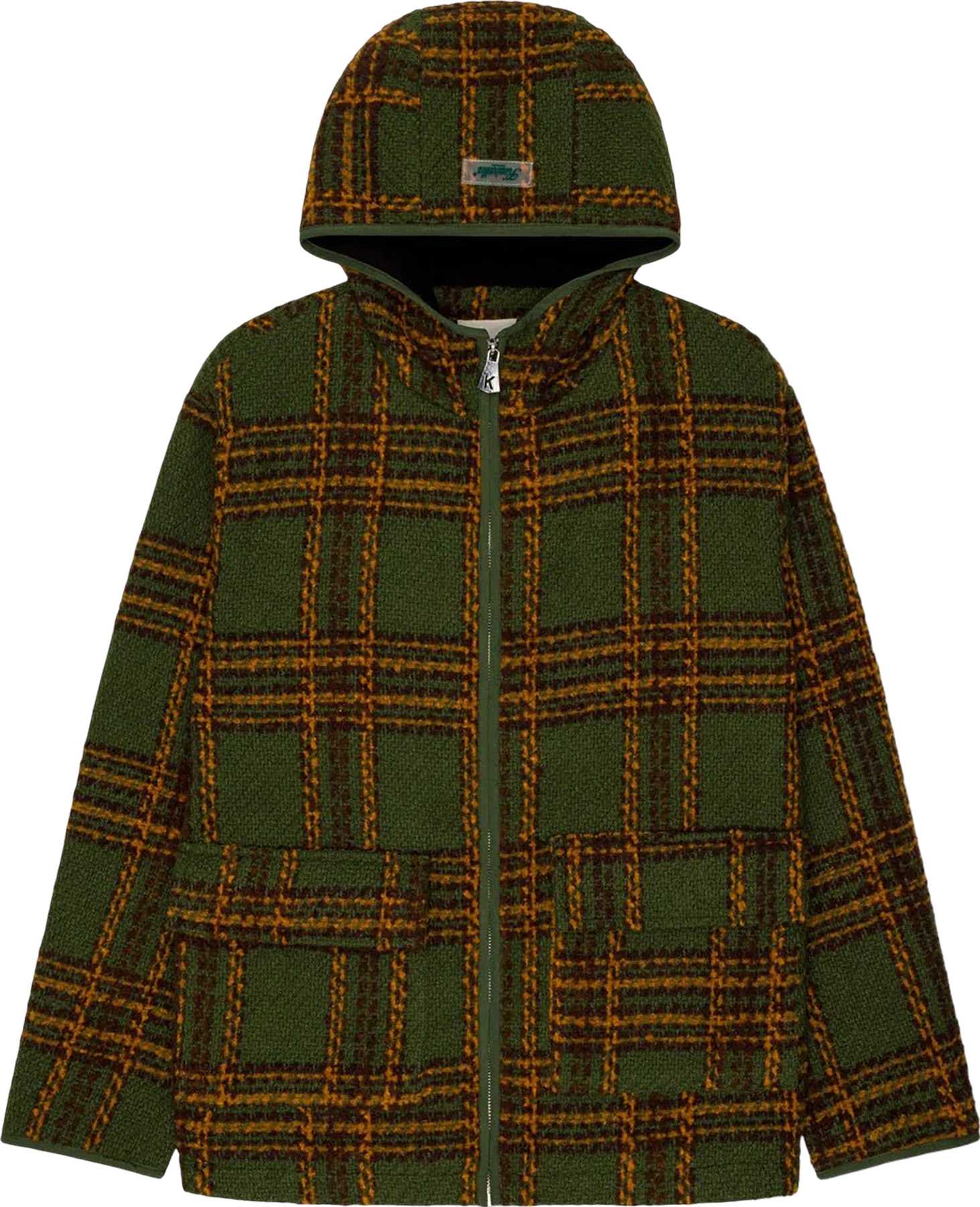 Image de produit pour Manteau-chemise à capuchon à carreaux - Unisexe