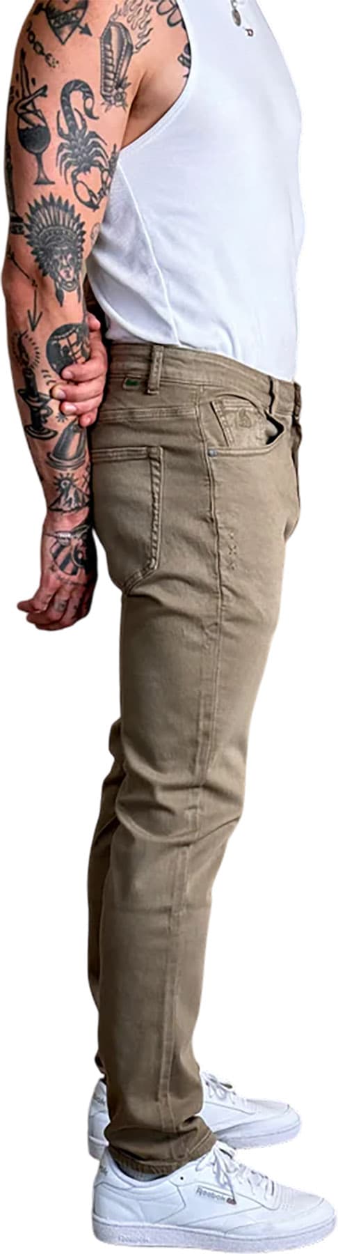 Product gallery image number 6 for product Super Stretch Knit Denim Slim Jeans - Men's