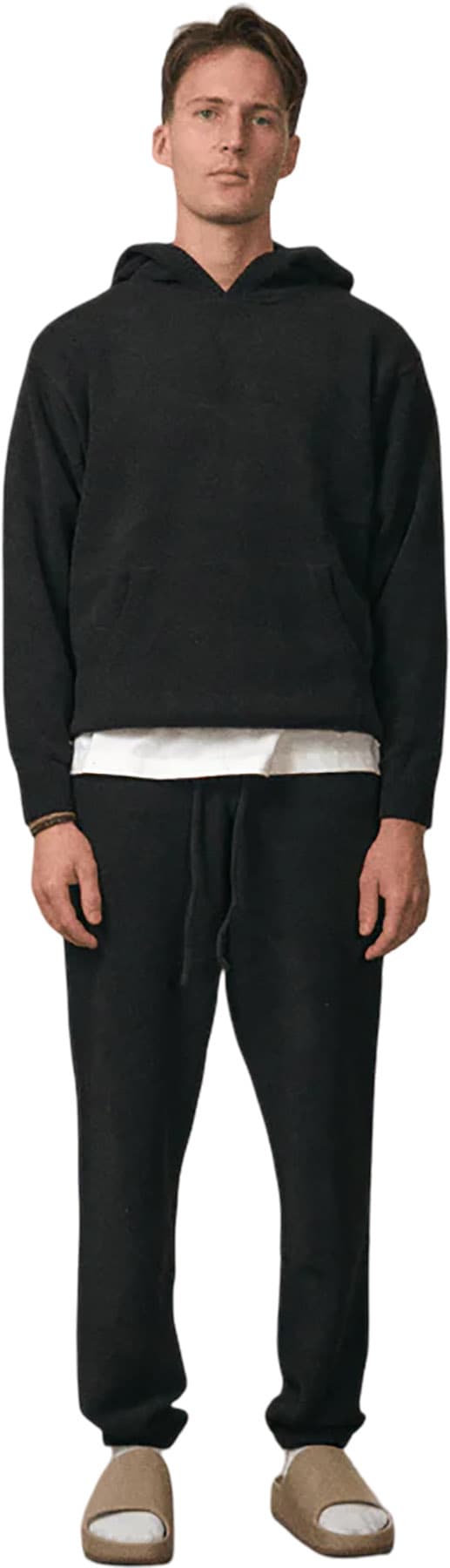Product gallery image number 2 for product Textured Knit Hoodie - Men's
