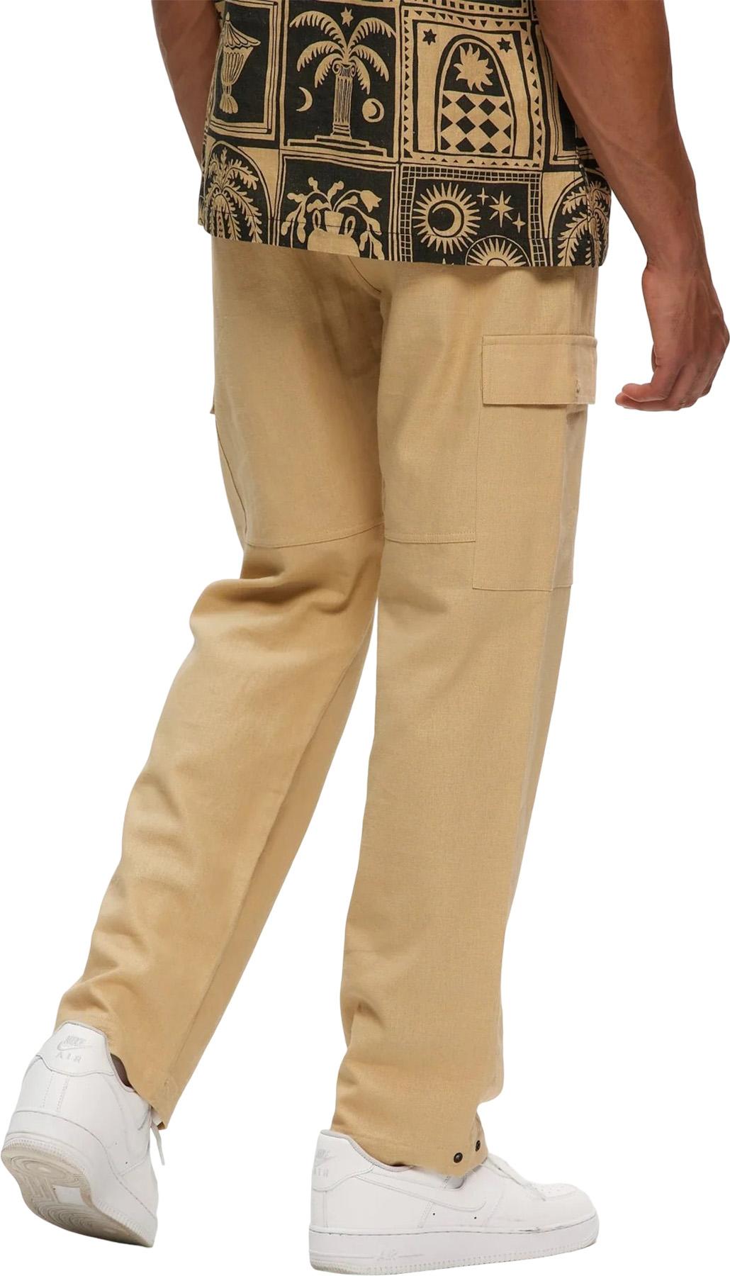 Numéro de l'image de la galerie de produits 4 pour le produit Pantalon cargo en lin - Homme
