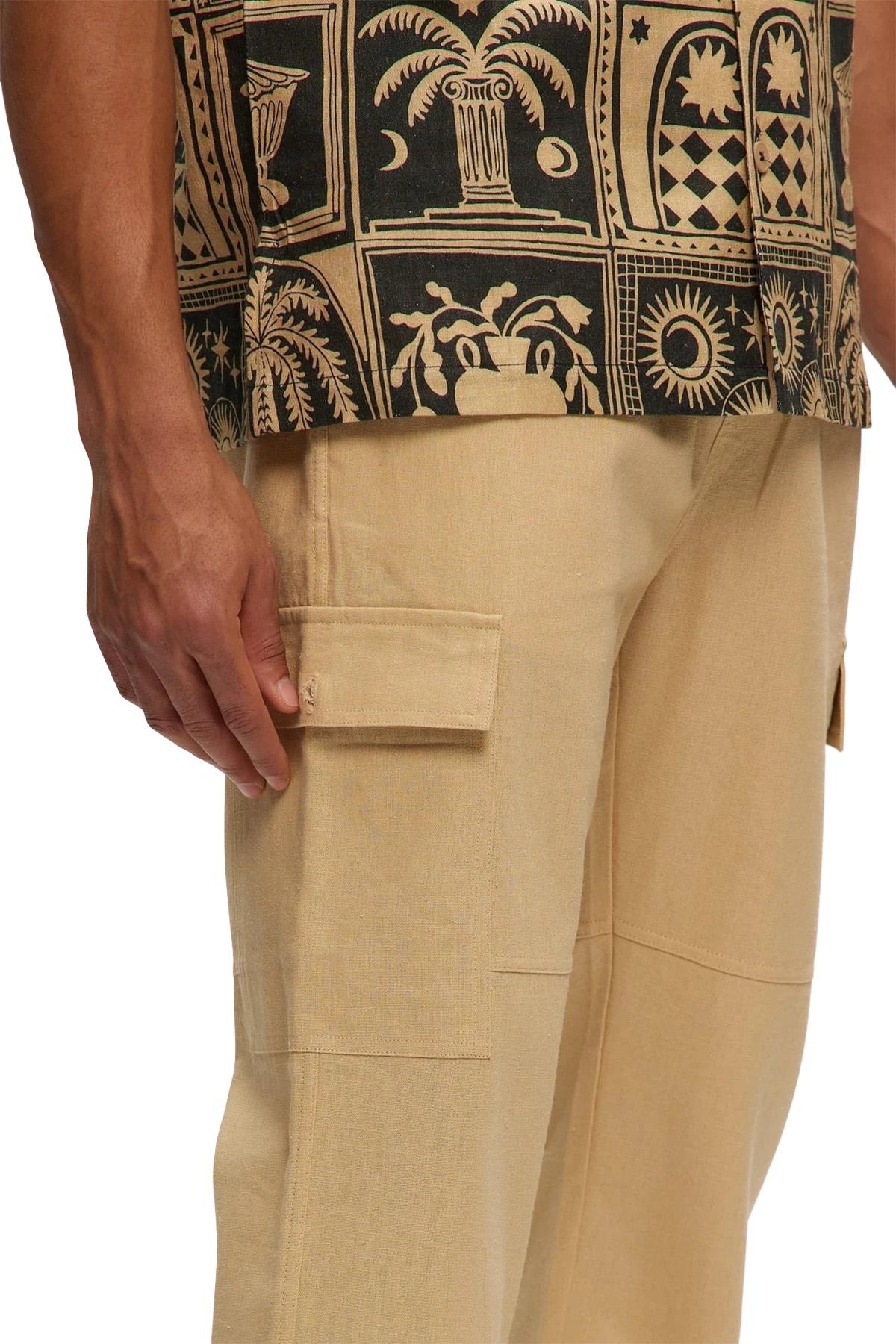 Numéro de l'image de la galerie de produits 2 pour le produit Pantalon cargo en lin - Homme